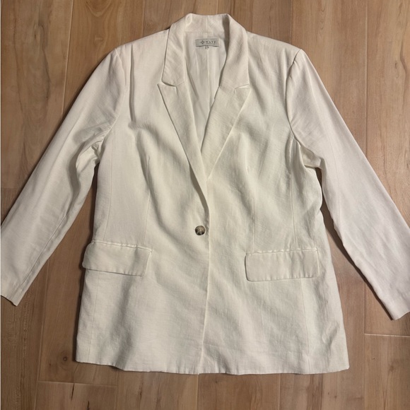 Wayf White Blazer Size XL - Picture 4 of 9
